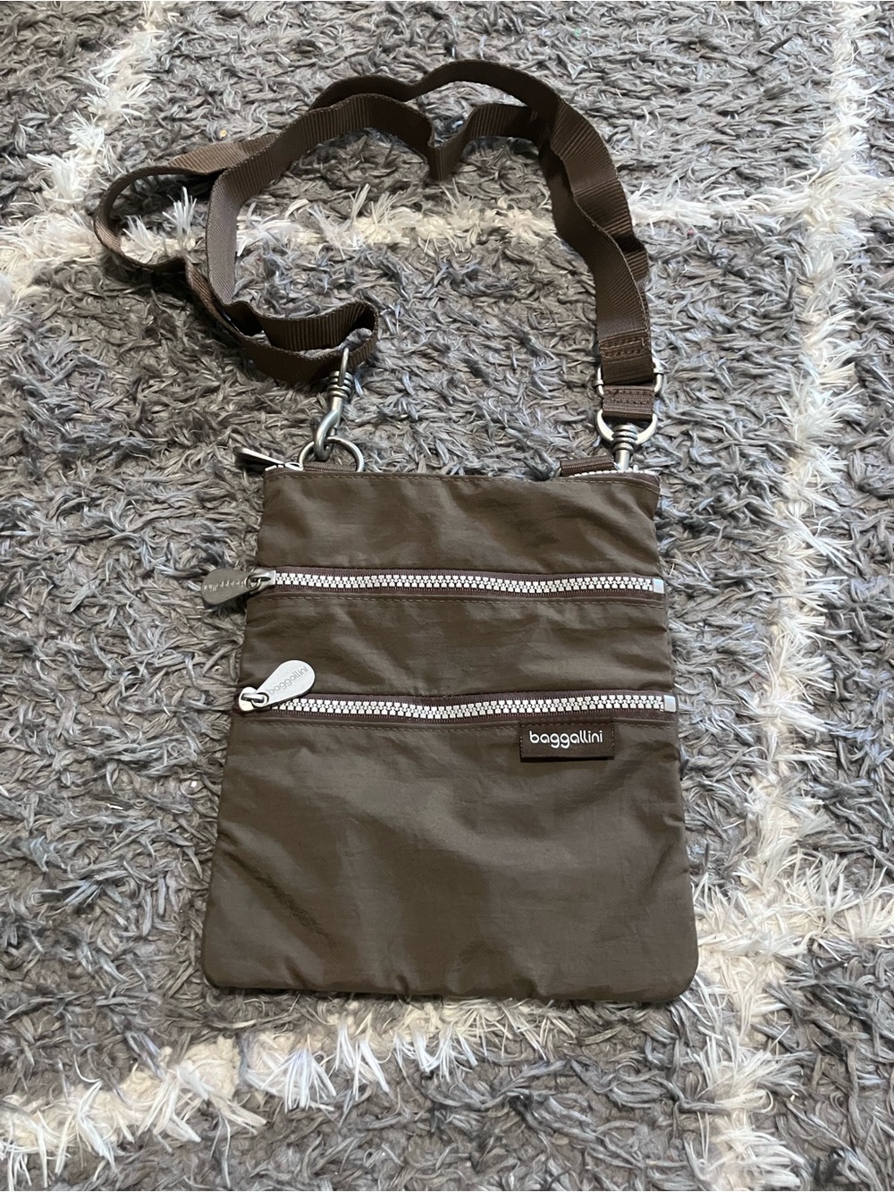 Baggallini brown Lightweight Crossbody Sling